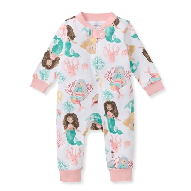 Pijama Burt's Bees Baby Magical Mermaids 100% algodón orgánico