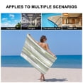 thumbnail image 5 of Sage Green Towel Set of 3, Soft Microfiber Bath Towels, Hand Towel, Washcloths, Modern Abstract Grey Striped Art Quick-Dry Absorbent Towels for Bathroom Kitchen Hotel Beach Gym Spa, 5 of 9