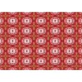thumbnail image 1 of Ahgly Company Indoor Rectangle Patterned Basket Ball Orange Area Rugs, 2' x 4', 1 of 6