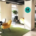 thumbnail image 4 of Koyal Wholesale Social Distancing Restaurant Office Seat Placement Move Your Feet, Not The Seat Business Signs, 50-Pk, 4 of 5