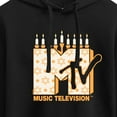 thumbnail image 3 of MTV - Hanukkah  - Juniors Cropped Pullover Hoodie, 3 of 5