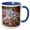 Blue/White, variant on 3drose, Baby Swans., 11oz Mug