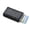 black, variant on Rfid Aluminum Men Wallet Card Holders Purse Carbon Fiber Men Business Slim Thin Smart Wallet Credit Cardholder Case Note Holder