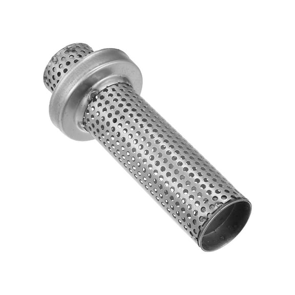 Unique Bargains 150mmx60.5mm Universal Motorcycle Exhaust Silencer Exhaust Insert Muffler Pipe Baffle Silver Tone