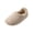 Khaki, variant on Gray Velvet Lambswool Slippers For Women Closed Toe Heel Warm Indoor Comfort House Shoes Soft Plush Lining Non-Slip Sole