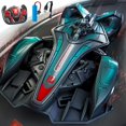 thumbnail image 3 of High-Speed RC Drift Car, 2.4G Remote Control Racing Toy, Rechargeable Stunt Vehicle with LED Lights, Outdoor Boys Girls Gift, Blue Durable Plastic Car, 3 of 9