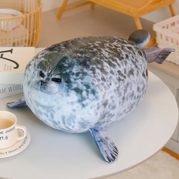 Chubby Seal Pillow Plush Toys Baby Seal Plushies, Stuffed Cotton Plush Animal Toys Gift