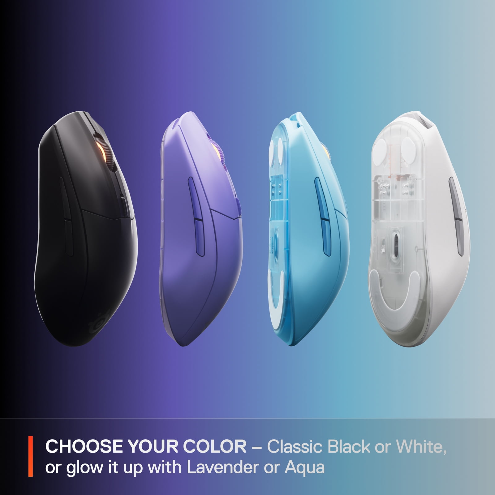 SteelSeries Rival 3 Wireless Gaming Mouse Gen 2 -Ultra-fast 2.4 GHz/Bluetooth 5.0 /Quantum 2.0 Dual Wireless technology/mechanical switches/400 hr+ Battery life/Gaming grade/Black