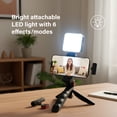 onn Portable LED Video Light Kit with Tripod Grip, Smartphone Holder ...