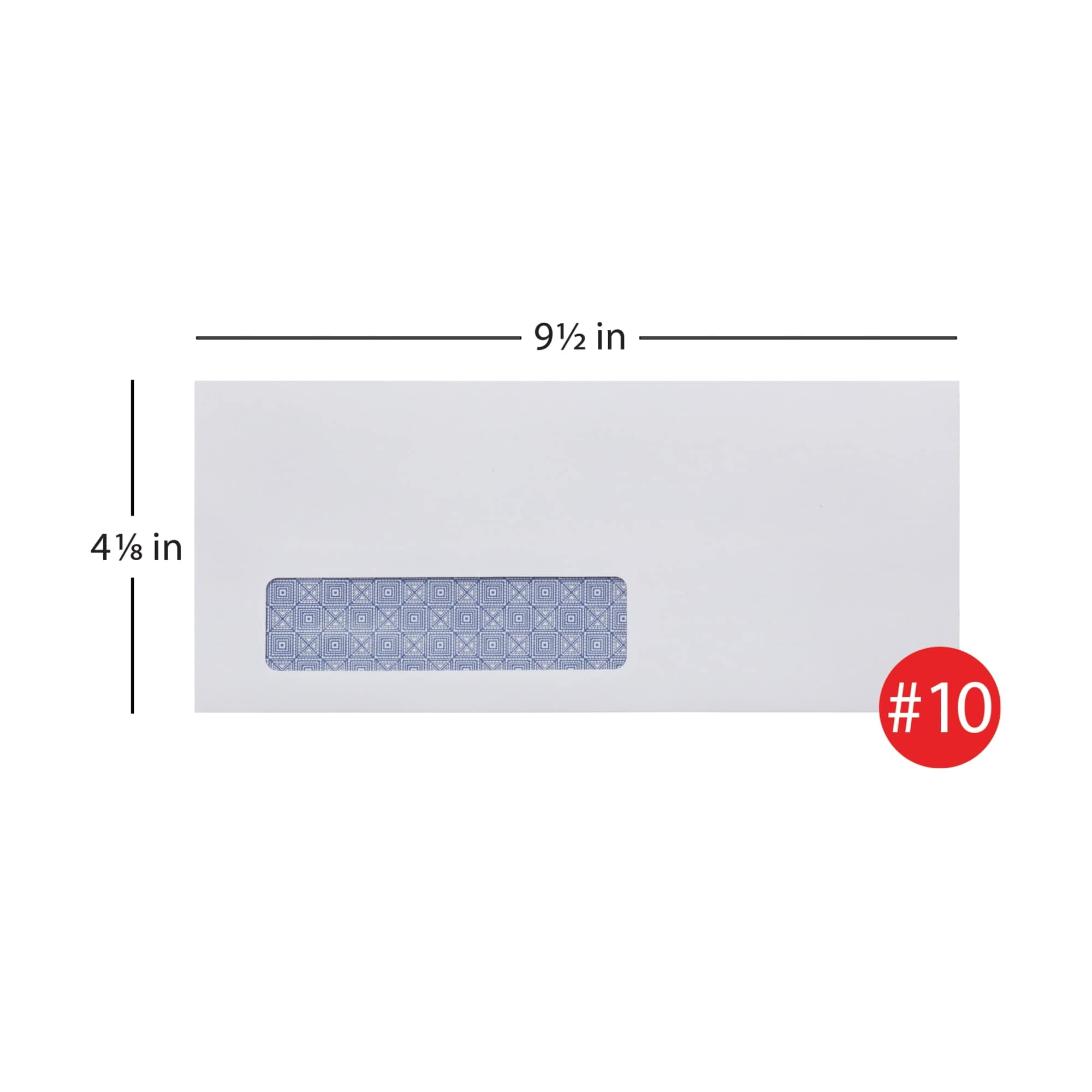 Office Depot 100% Recycled Lift  Press(TM) Window Envelopes, #10 (4 1/8in. x 9 1/2in.), White, Pack Of 250, 76172