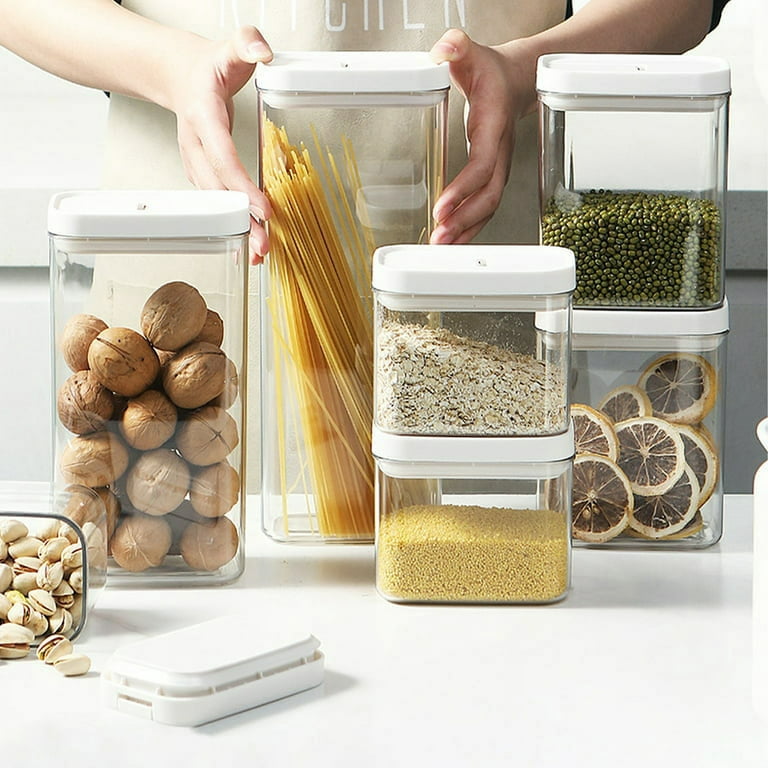 Glass Storage Jars Airtight Clip Top Lid Food Preserve Preserving