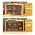 thumbnail image 2 of KAKOWELY Armario de cocina de madera en miniatura Muebles en miniatura Accesorio para casa en miniatura, 2 of 5