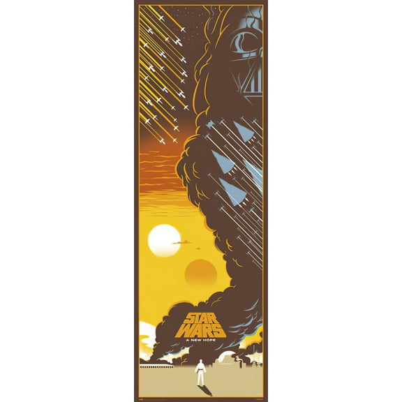 Star Wars Episode IV - A New Hope - Door Movie Poster (Darth Vader) (21" X 62")