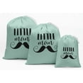 thumbnail image 1 of Darling Souvenir Sacs de Fête pour Bébé Bleu Moustache & Petit Homme 15 Pcs, 1 of 5