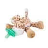 Nookums Paci-Plushies Buddies - Brown Giraffe Pacifier Holder
