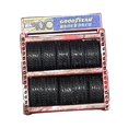 thumbnail image 4 of Bunblic 1/64 Tire Storage Rack Model Realistic Realistic Resin Ornament Mini Garage Storage Shelf for Micro Landscape Miniature Scene red, 4 of 7