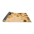 thumbnail image 2 of Ahgly Company Indoor Square Abstract Orange Modern Area Rugs, 3' Square, 2 of 4