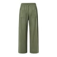 thumbnail image 4 of Vedolay Mens Pants 2023 Flap Pockets Baggy Harem Pants Green,XL, 4 of 5