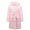 Light pink, variant on Boys Girls Robe Soft Hooded Flannel Bathrobes for Kids With Silk Eye Sleep Mask