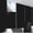 Black, variant on 100% Blackout Window Cover Film, Portable Black Out Curtains for Bedroom, Cuttable Blackout Shades Fabric Sheet, No Drill Window Blinds, Sun Heat Light Blocker for Travel Media Dorm, 57'' W