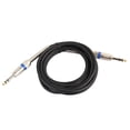 thumbnail image 2 of 1 pieza Cable de Estéreo de 6,35 mm Conector de Negro Azul de Metal, 2 of 6