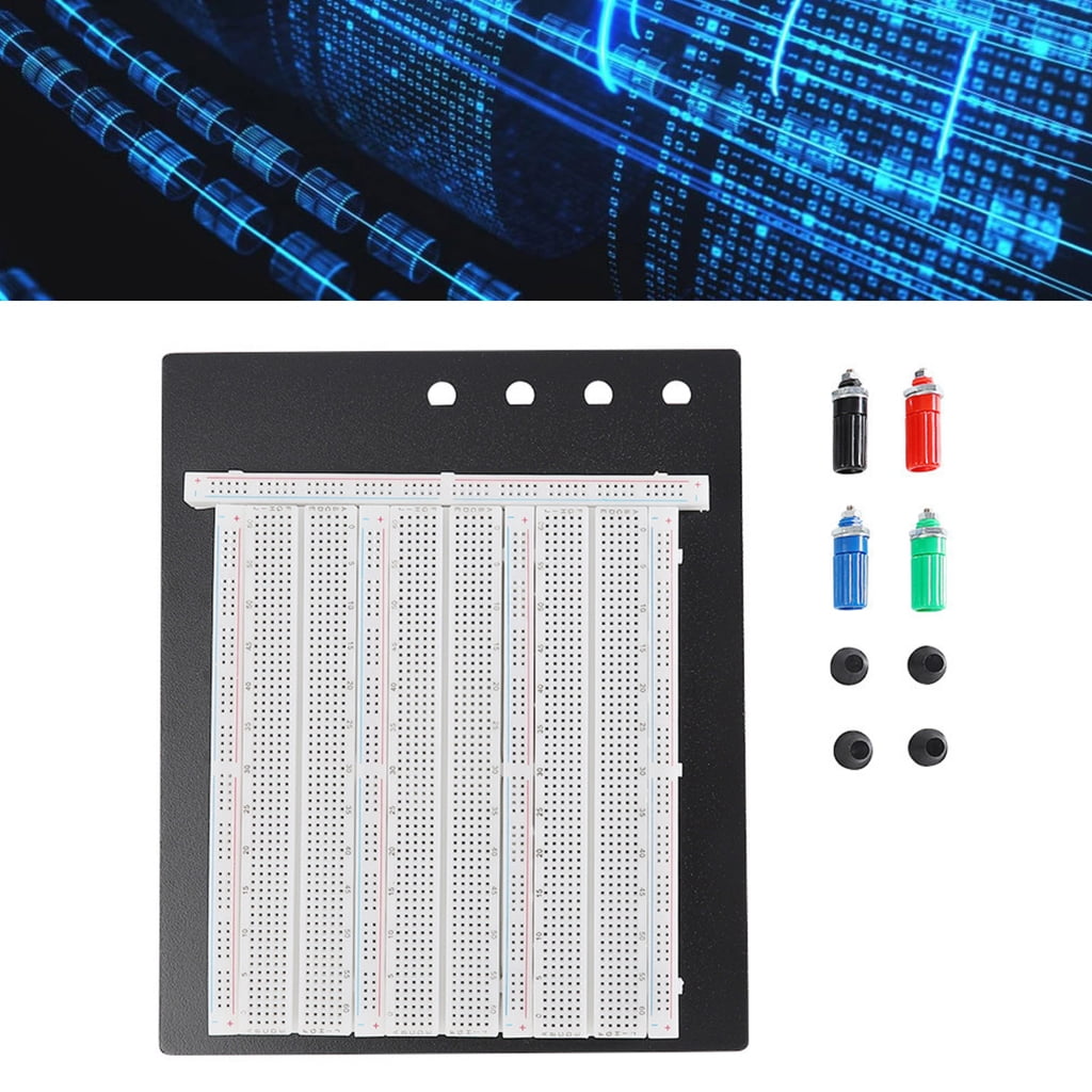 ZY206 2390 Solderless Protoboard with 2390 Tie Points, Expandable Breadboard for Circuit Testing & Electronics Projects