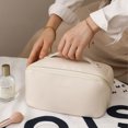 thumbnail image 5 of Bolsa de cosméticos de viaje de gran capacidad: bolsa de maquillaje multifuncional para fácil acceso, viajes, 5 of 5