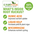 thumbnail image 2 of Root Ruckus! Turbo Charged Liquid Compost , Organic Natural Deep Root Starter Growth Feeder Supplement Fertilizer for Fast Plant Growth - 1 Quart (32 Fl. Oz.) of Concentrate, 2 of 7