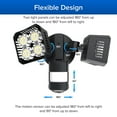 thumbnail image 4 of SANSI 36W Motion Sensor Lights Outdoor, 6000LM LED Security Light Black, 5000K Dusk to Dawn Light, 4 of 10