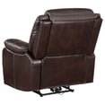 thumbnail image 5 of Sycamore Upholstered Power Recliner Chair Dark Brown, 5 of 10