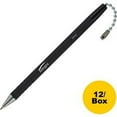 thumbnail image 2 of Integra Ball Chain Connection Replacement Counter Pen - Black - Rubberized Barrel - 12 / Box | Bundle of 5, 2 of 2