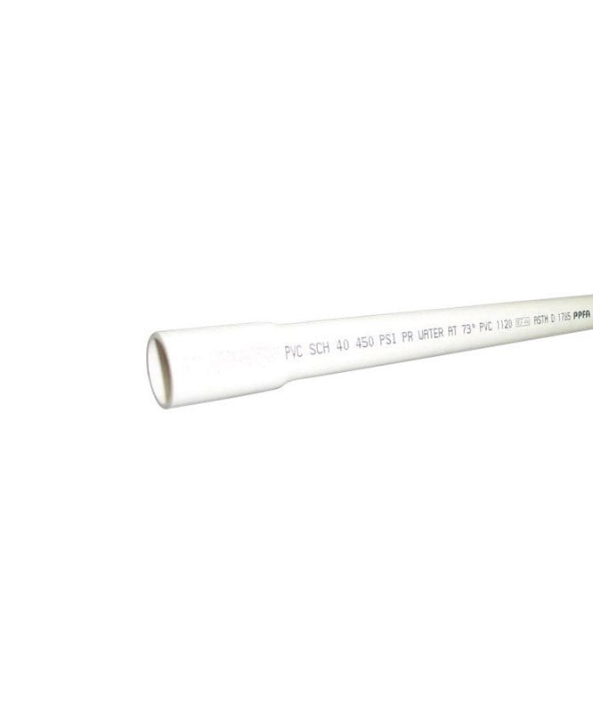 Charlotte Pipe Pvc Pressure Pipe 21/2 " X 20 ' Belled End 300 Psi