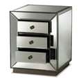 thumbnail image 2 of Cadyna 3 Drawer Mirrored Nightstand by Ember Interiors, 2 of 15