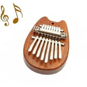 Mini Kalimba Thumb Piano - 8 Keys Finger Piano, Portable Marimba Hand Piano Gifts for Kids Adults Beginners Cat