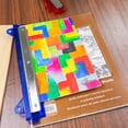 thumbnail image 6 of BAZIC Desktop Portable Paper Punch 3 Hole 1/4" w/ 10" Ruler Guide, 12-Pack, 6 of 7
