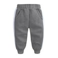 thumbnail image 3 of SGMVNU Boys Sweatpants Joggers Elastic Waist Winter Warm Trousers Athletic Workout Kids Clothes Boys Joggers with Pockets(Size 13-14 Years, Grey), 3 of 9