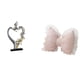 thumbnail image 1 of Figura de cojín con lazo de pareja besándose, adorno coleccionable para dormitorio, boda, estantería, armario, decoración del hogar, moderna y cómoda, 1 of 8
