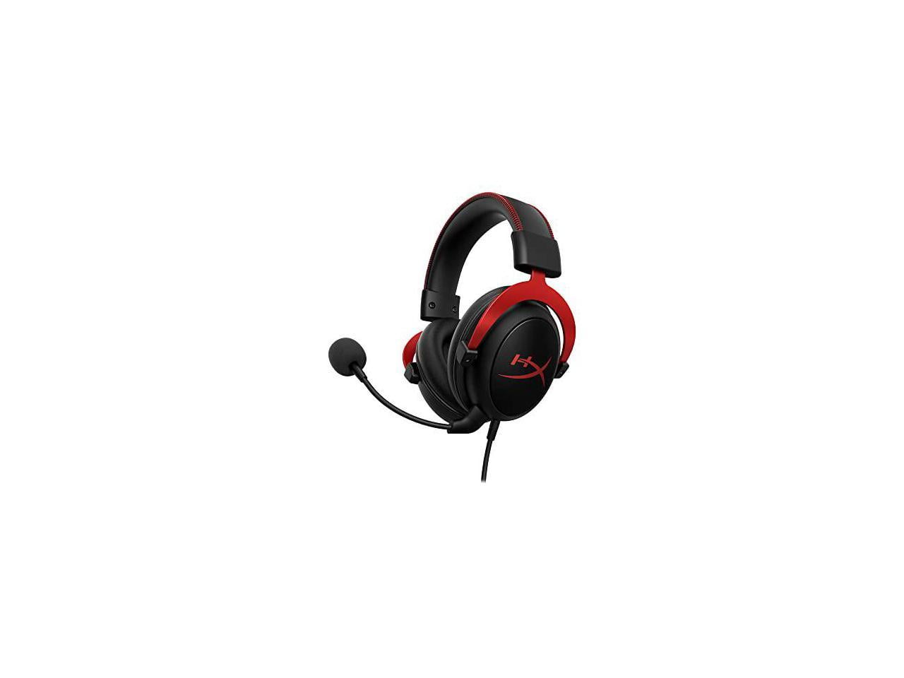 HyperX Cloud II - Gaming Headset (Black-Red) - Stereo - Mini-phone (3.5mm), USB 2.0 - Wired - 60 Ohm 10 Hz kHz - - Binaural - Circumaural - 3.28 ft Cable - Condenser, Electret, Noi - Walmart.com