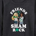 thumbnail image 3 of Barbie - St. Patrick's Day Friends Sham Rock - Women's Lightweight French Terry Long Sleeve Shirt, 3 of 5