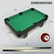 thumbnail image 3 of Mesa de Juego Queensell Mini Mesa de Billar 51x33x11 cm, 3 of 9