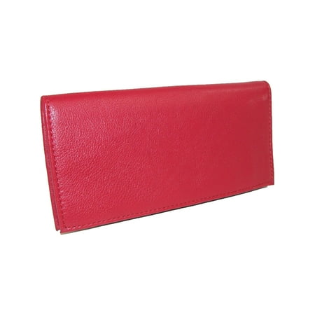 - Leather Checkbook Cover Wallet