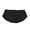 Black, variant on Gyujnb Women Mid Rise Shaping Briefs, Extended Front Coverage, Rear Contouring Fit, Air Permeable Soft Material,S