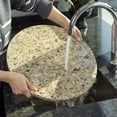 thumbnail image 5 of Koville Luxury Marble Granite Cutting Board for Kitchen,Round, 16*16in, Ornamental, 5 of 6