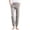Gray, variant on AILIYIL Casual Pants Women'S Solid Cotton And Linen Drawstring Loose Casual Leggings (White,XL)
