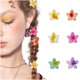 thumbnail image 2 of Pinzas para el pelo con degradado Hawaiano para mujer, 6 piezas, pinzas para el pelo con flores, tamaño pequeño, horquilla para la cabeza, pasador de cangrejo, accesorios para el cabello, 2 of 4