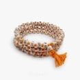 thumbnail image 2 of Kamada Combination of Shri Hare Ram 108 beads necklace mala and Tulsi (basil) mala,Spritual Pendant Necklace for Women and Men, 2 of 5