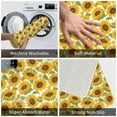 thumbnail image 4 of Vsdgher Sunflowers print Flannel Anti-Slip Floor Mat Comfort Mat Floor Carpet for Decor, Non-Slip, Home, Office, Laundry, Durable, 4 of 5