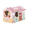 thumbnail image 1 of Cama de rasguño de gato, salón, transpirable e interactivo papel de cartón de papel para tirar tocando gato de interior ndo, 1 of 8