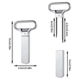 thumbnail image 1 of Cork Puller Wine Bottle Beer Opener Two Prong Cork Puller for Wine Bottles Champagne Wine Lovers, 1 of 7