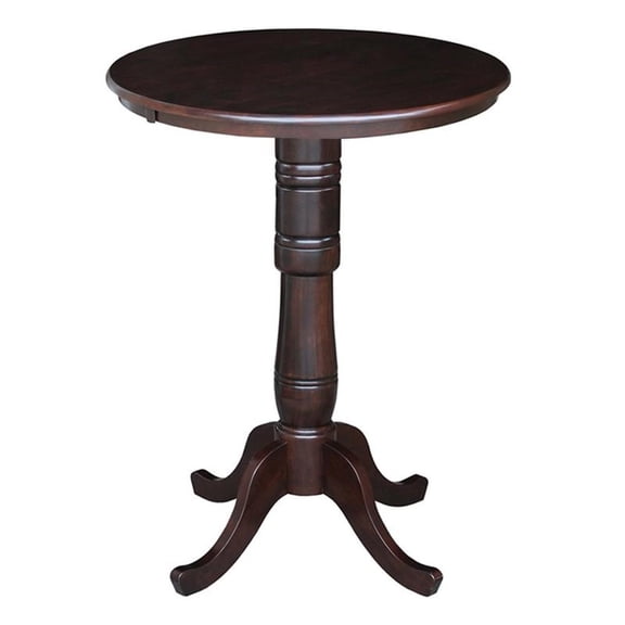 International Concepts Oakdale 30 in. Round Top Pedestal Pub Table